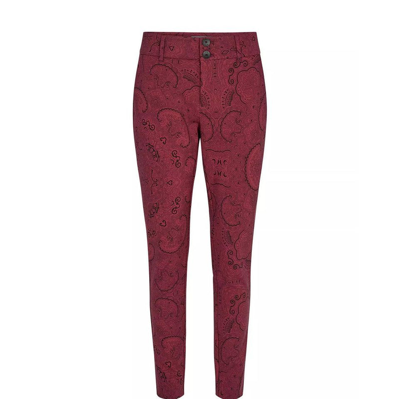 Mos Mosh - Blake Pinto Pant Oxblood Red