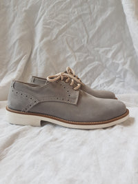 Roman Rock - Camoscio Grey Suede Derby