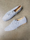 Sempre Di - Perforated Lace Up Light Blue