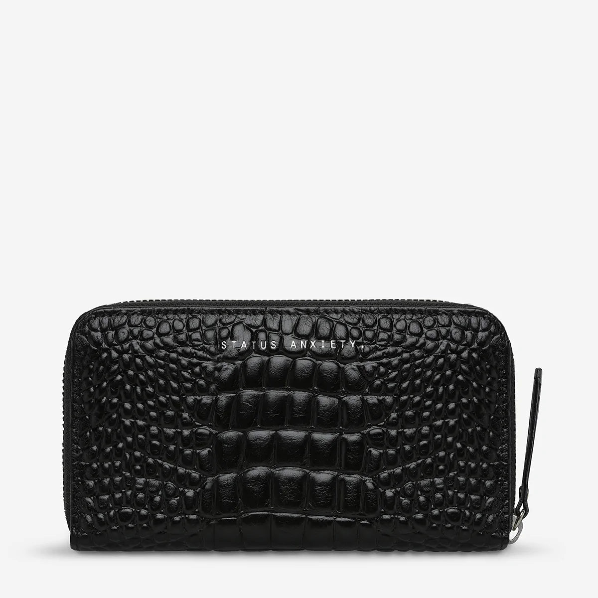 STATUS ANXIETY - YET TO COME - BLACK CROC EMBOSS – byhunterminx