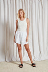 Academy Brand Womens - Essential Rib Tank White