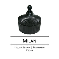 Cove Collection - Carousel Candle Black Milan