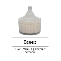 Cove Collection - Carousel Candle White/Clear Bondi