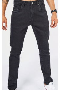 Dricoper mens street black slim denim jeans6