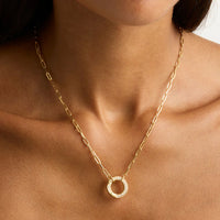 By Charlotte - Celestial Annex Link Necklace 18k Gold Vermeil