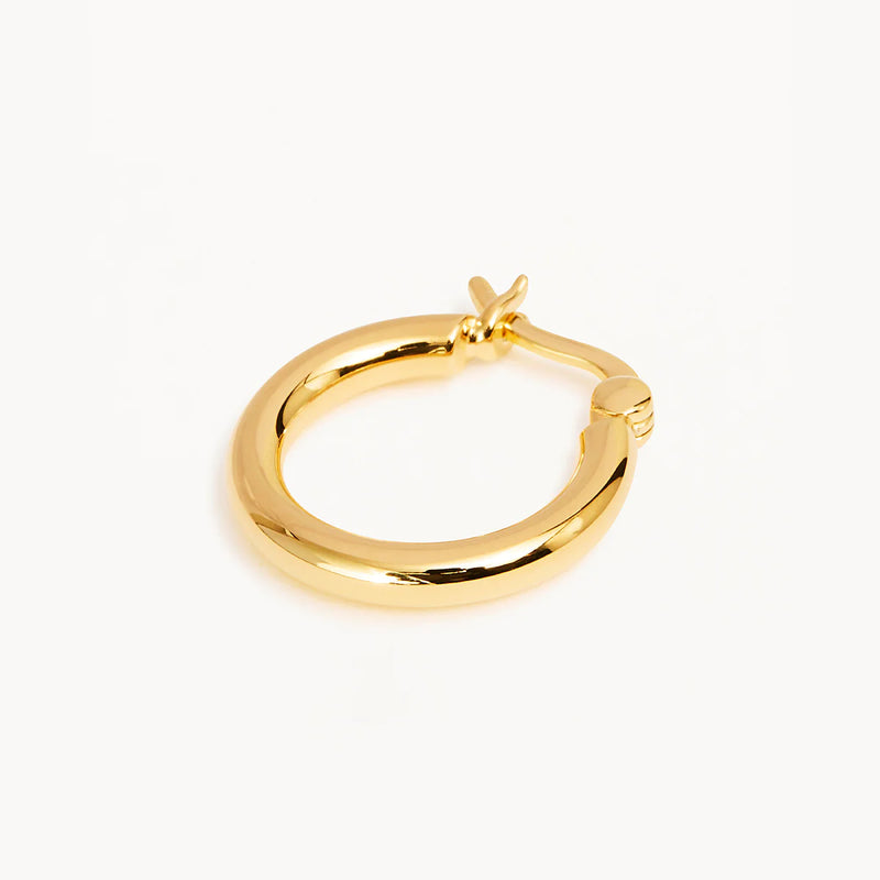 By Charlotte - Sunrise Small Hoops Gold Vermeil