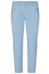 Shop online mos mosh sharon GD pant in chambray blue summer pant hunterminx
