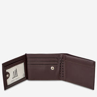 status anxiety wallet noah chocolate unbuttoned