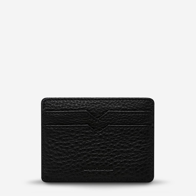 status anxiety wallet together for now black back