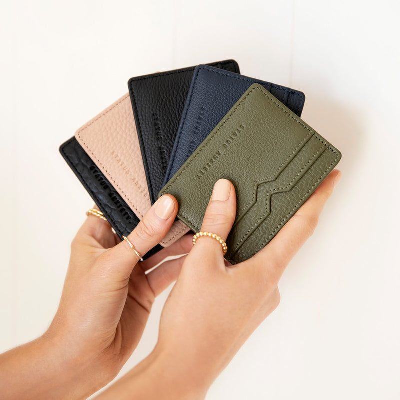 status anxiety wallet together for now khaki green colours