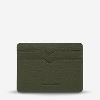 status anxiety wallet together for now khaki green back