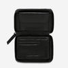 status anxiety black wayward wallet flat open