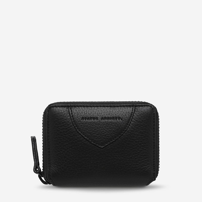 status anxiety black wayward wallet front 