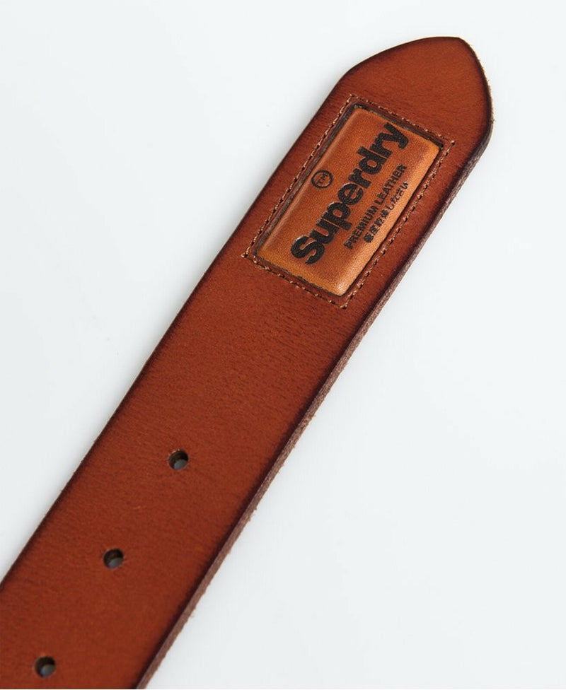 Superdry - Badgeman Belt in Tan