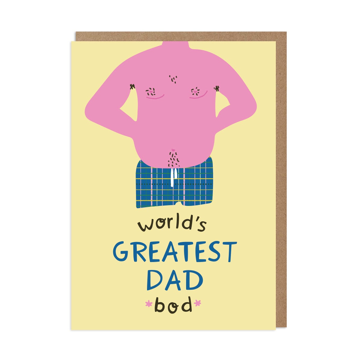 World's Greatest Dad Bod Card